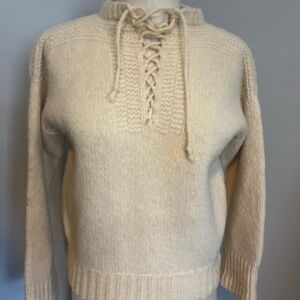 Vintage Cream Chunky Knit Sweater